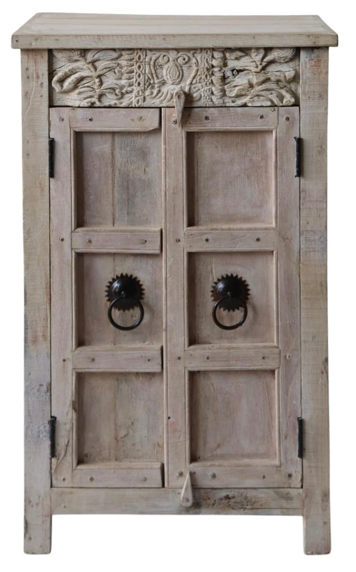 Teak narrow cabinet