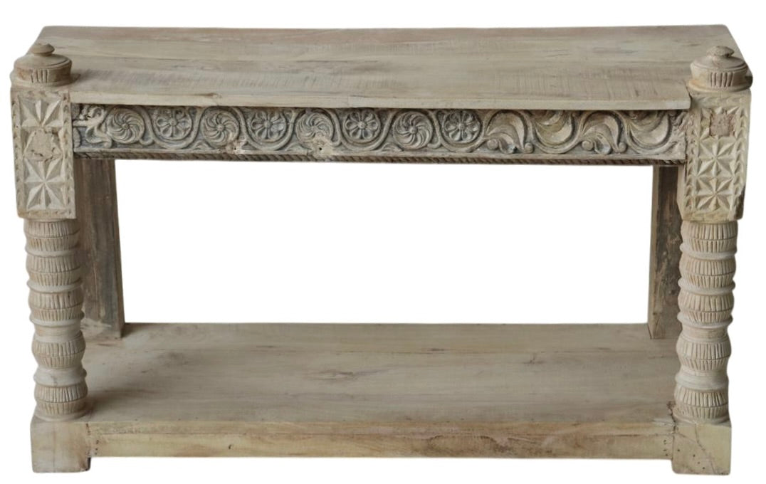 Wooden bench