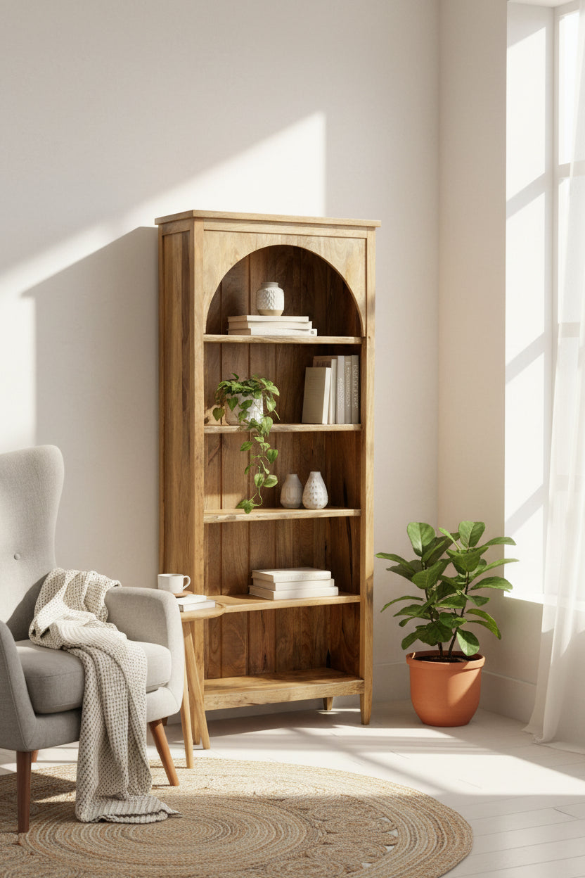 Tall bookshelf