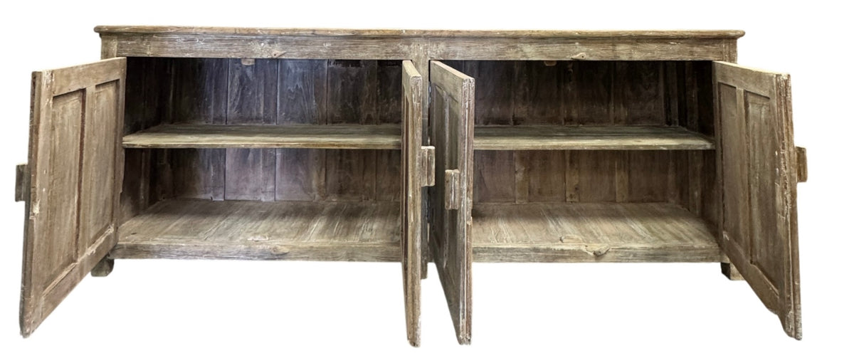 Teak low sideboard / t v unit