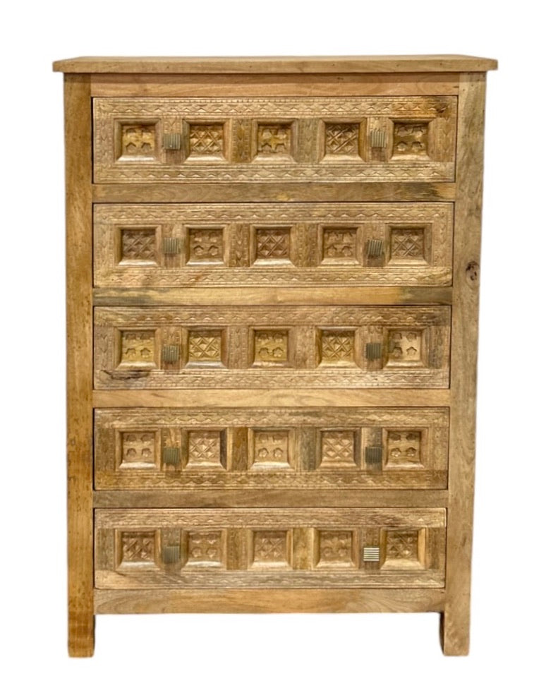 Tall Boy 5 Drawers