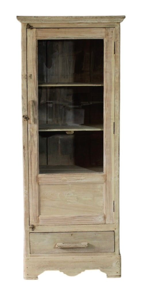 Single door glass cabinet