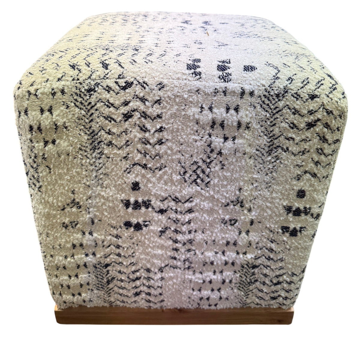 Quality fabric ottoman
