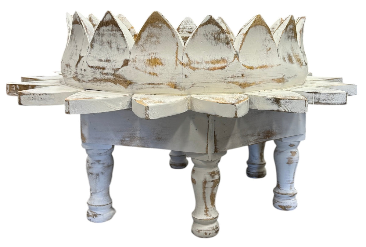 Flower stool decor