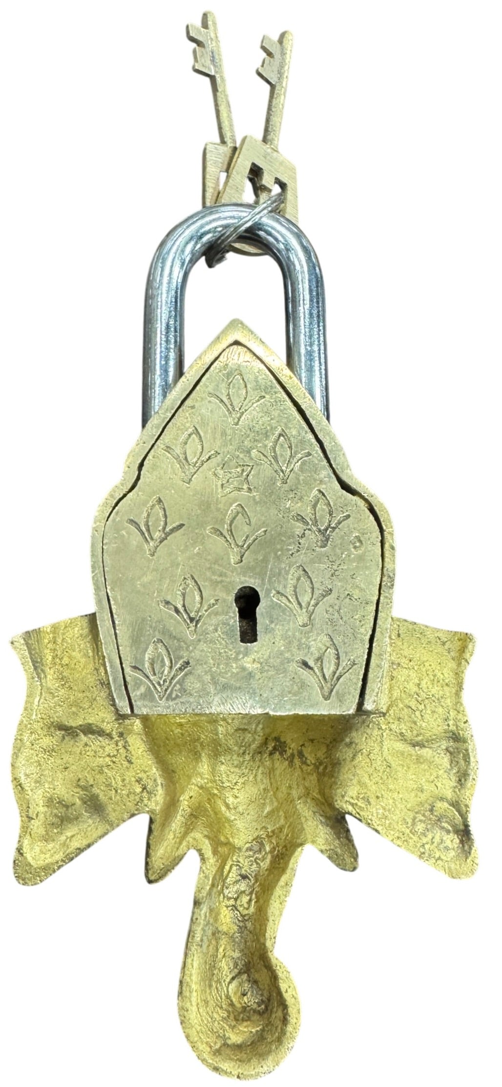 Padlock brass Ganesh