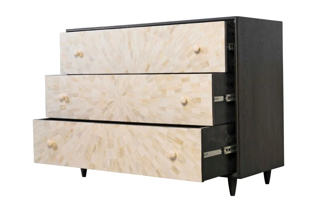 Bone inlay chest of drawer