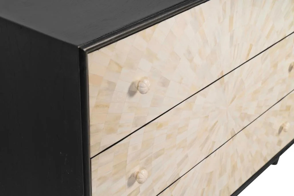 Bone inlay chest of drawer