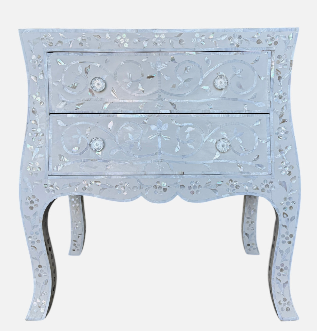 Mother of pearl bedside