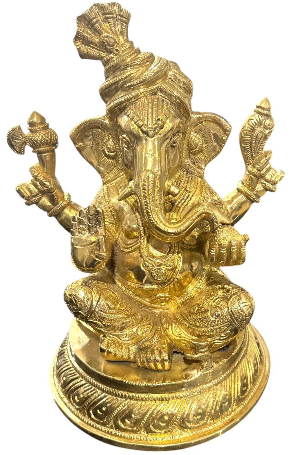 Ganesh brass statue