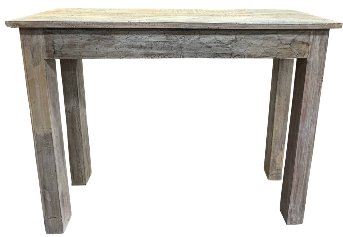 Reclaimed ultra narrow console