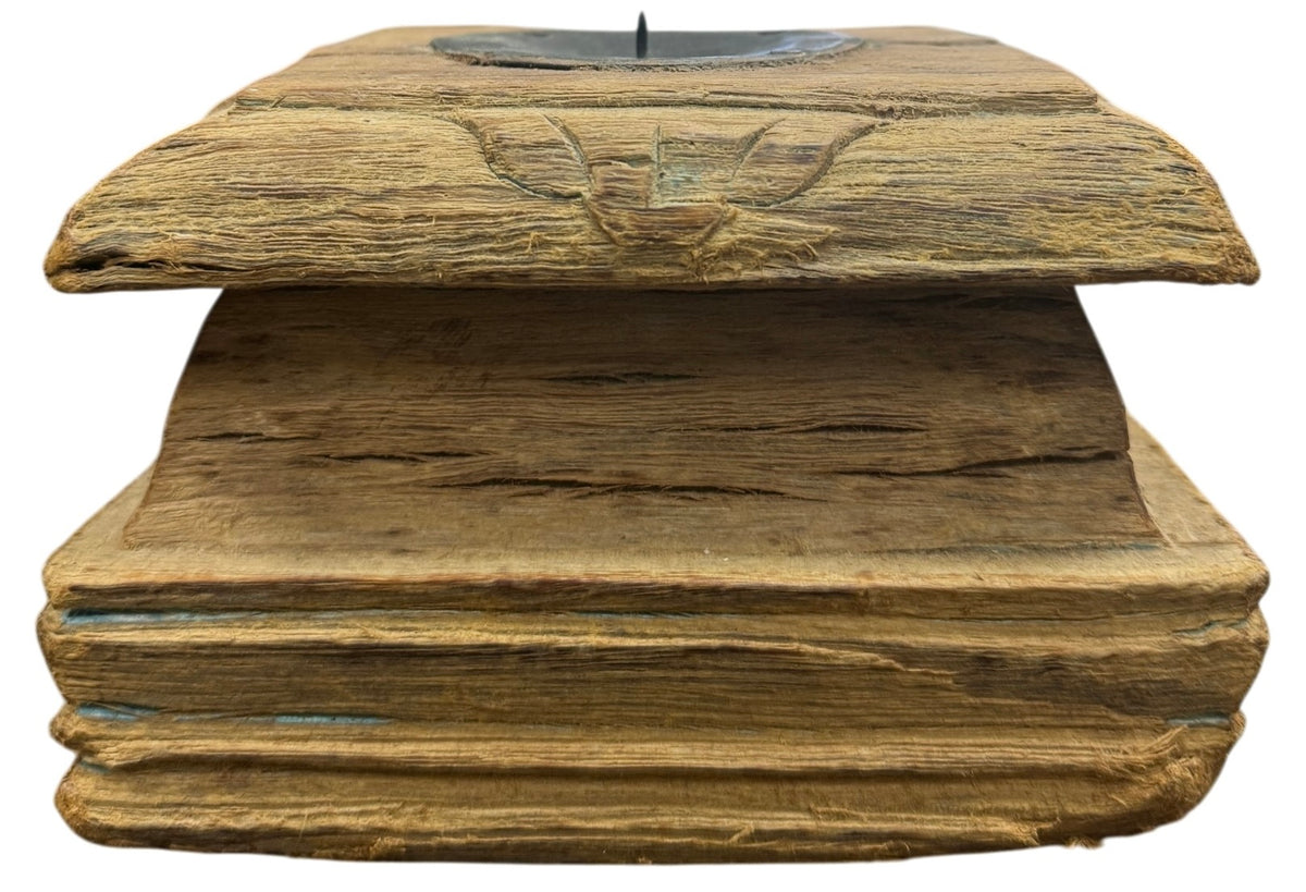 Vintage pillar candle holder