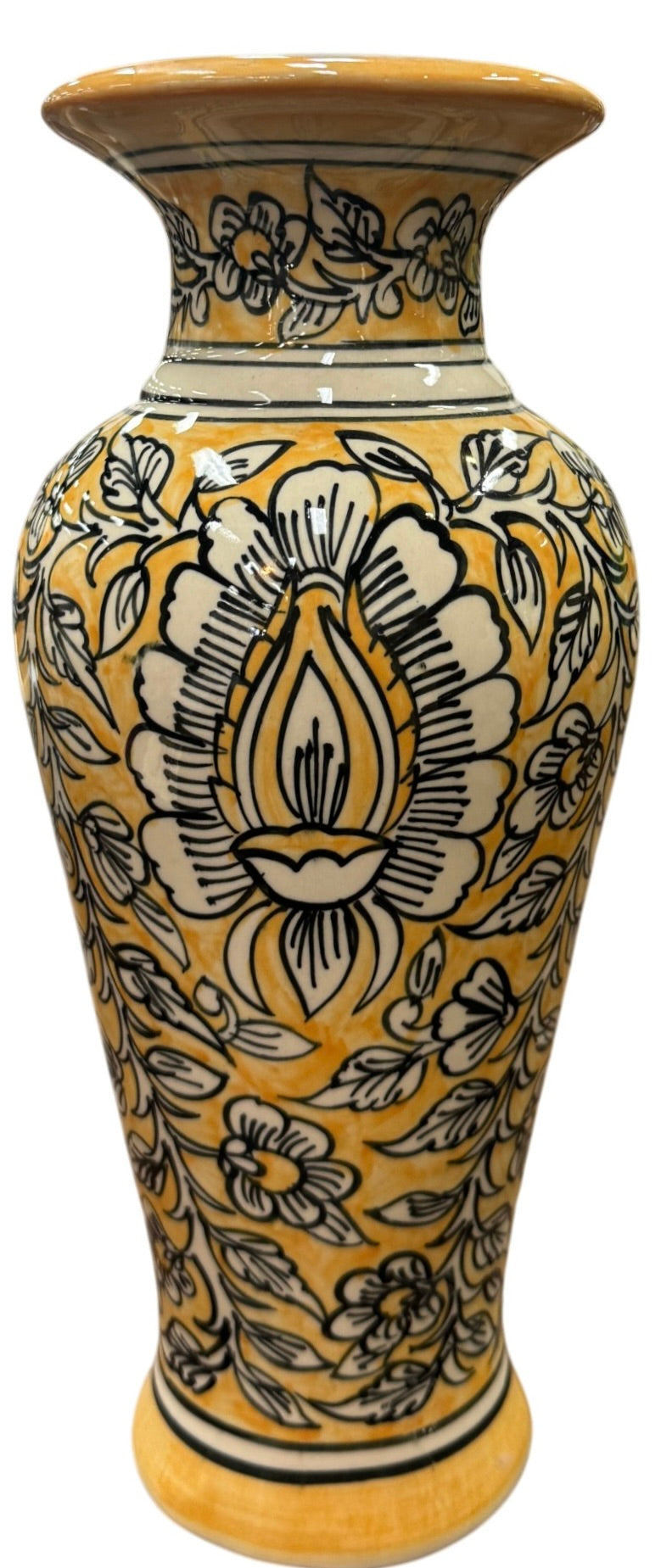 Ceramic Blue Pottery Flower Pot