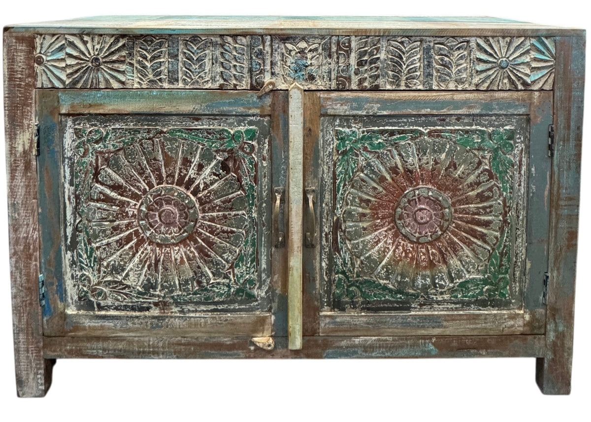 Old door cabinet