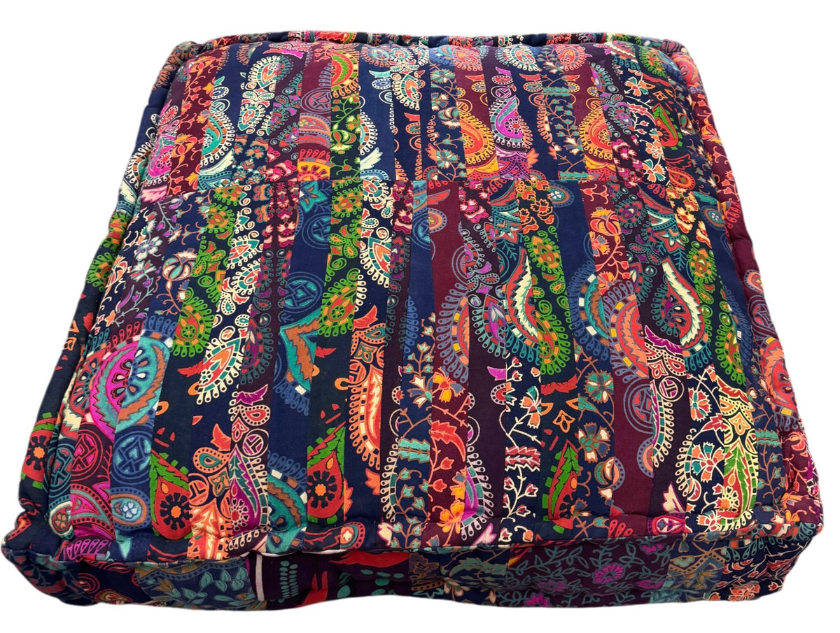 Large square meditation cushion