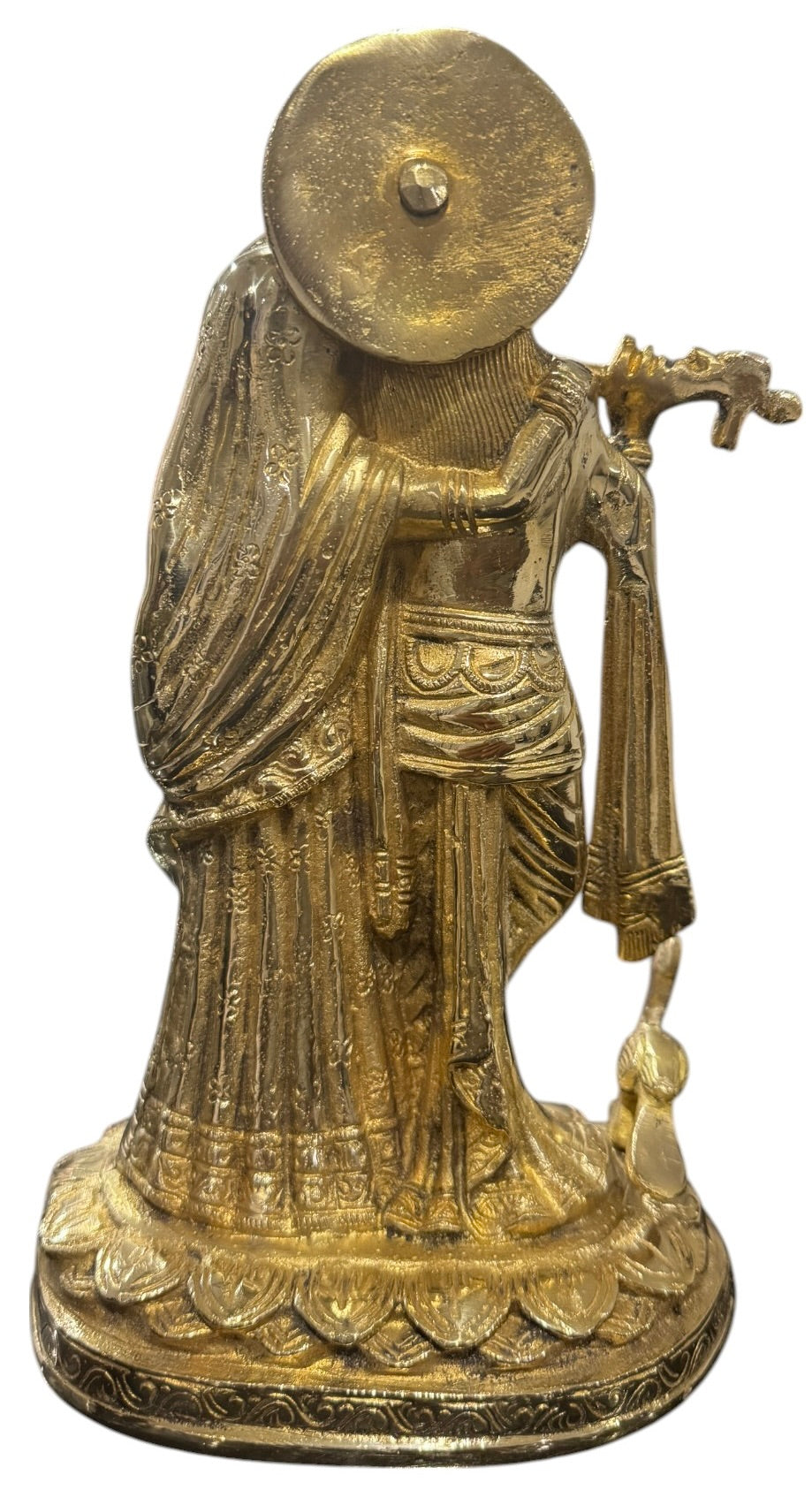 Radha Krishna brass statue
