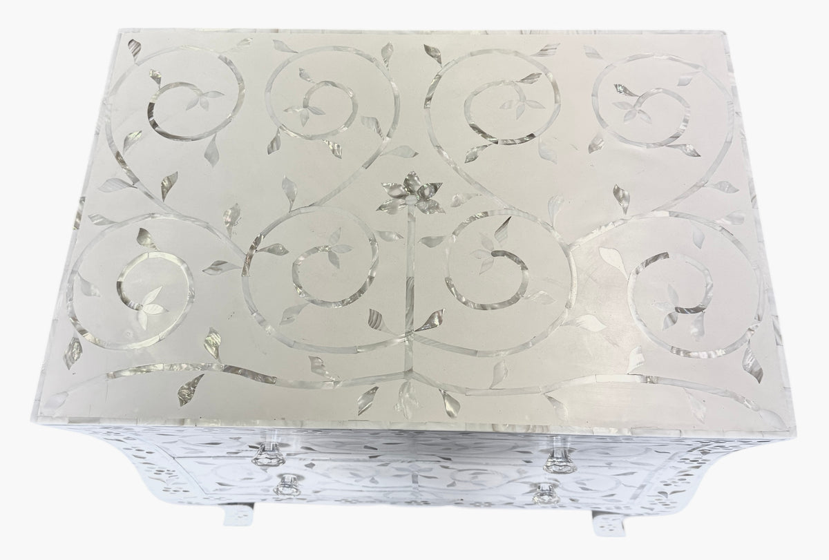 Mother of pearl bedside