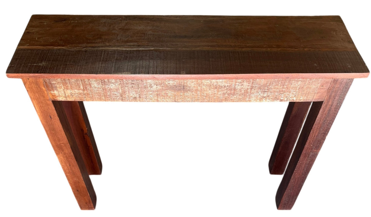 Rustic narrow console