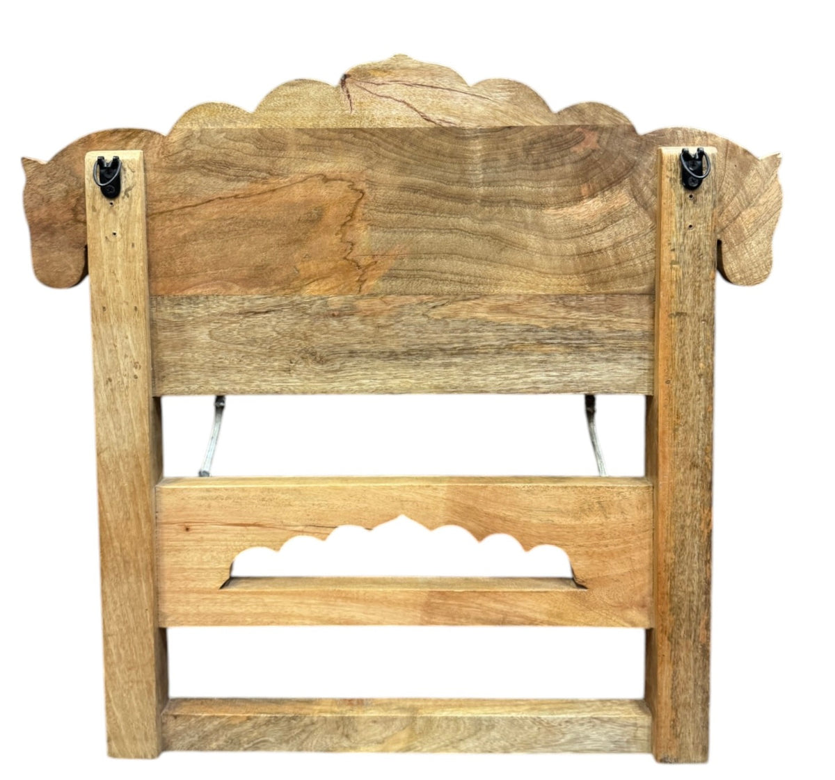 Wall hanging carved set of hooks