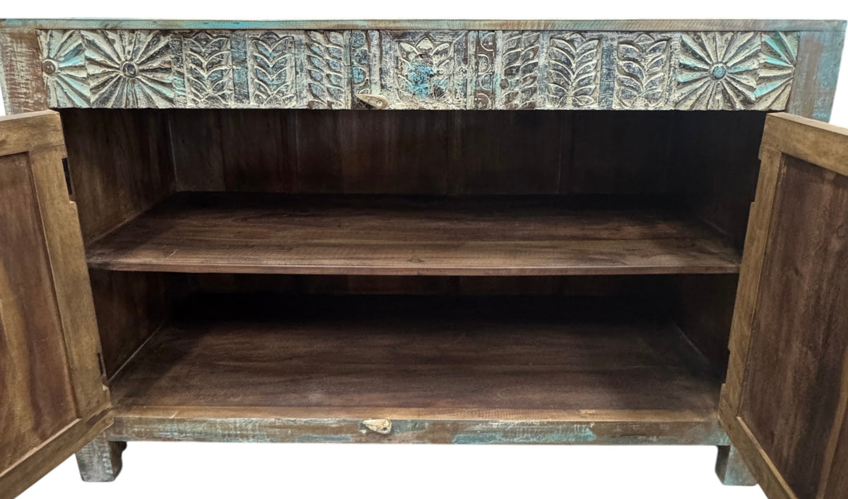 Old door cabinet