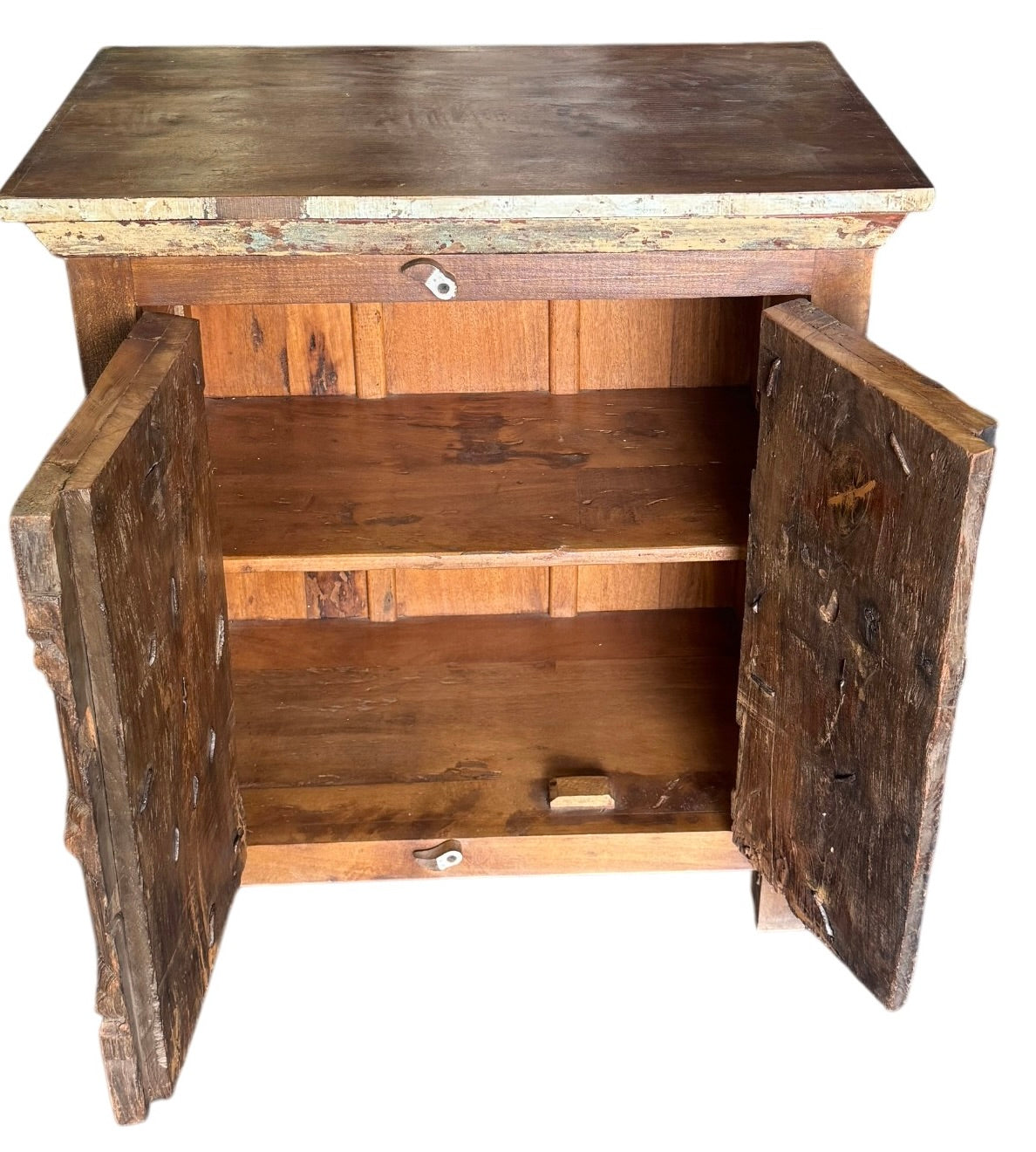 2 door rustic cabinet
