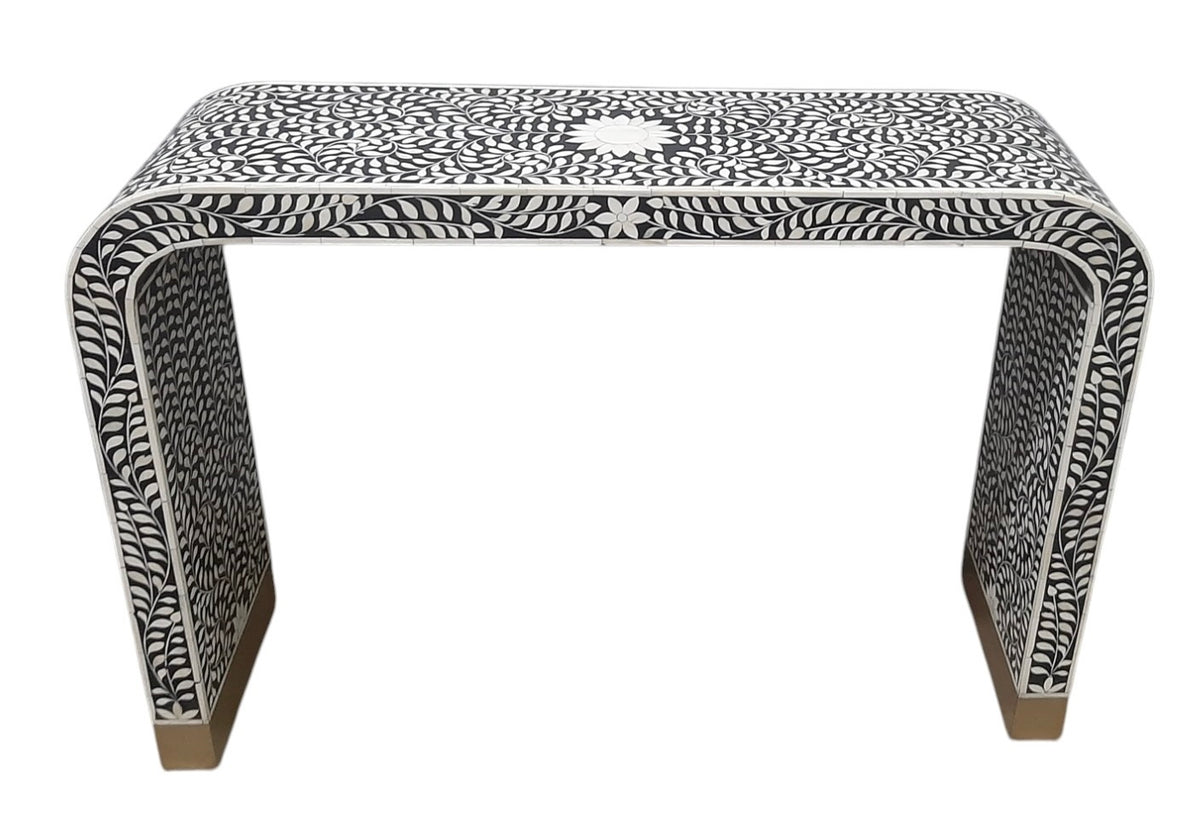 Bone inlay console