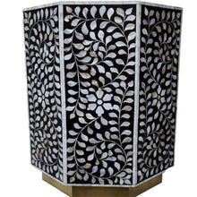 Hexa Mother of Pearl Side Table