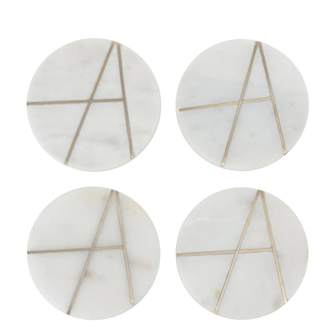 Set of 4 marble coaster