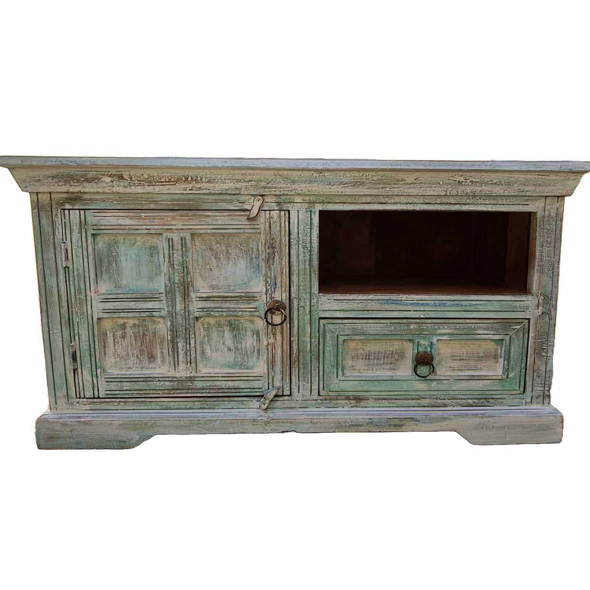 Recycled TeakWood Narrow TV Unit