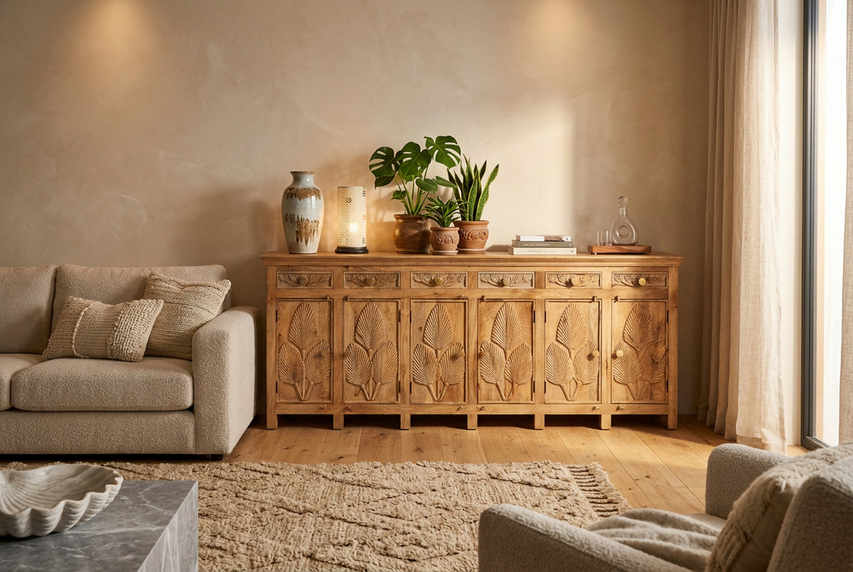 timber sideboard