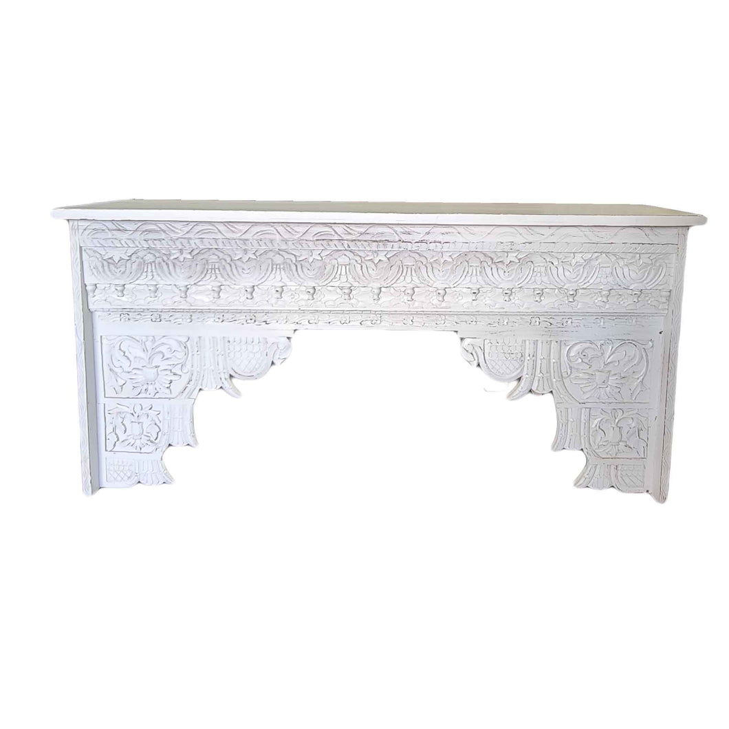 Wooden Teakwood Console Carved