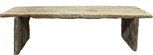 Ultra narrow long rustic bench