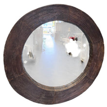 Vintage wheel mirror