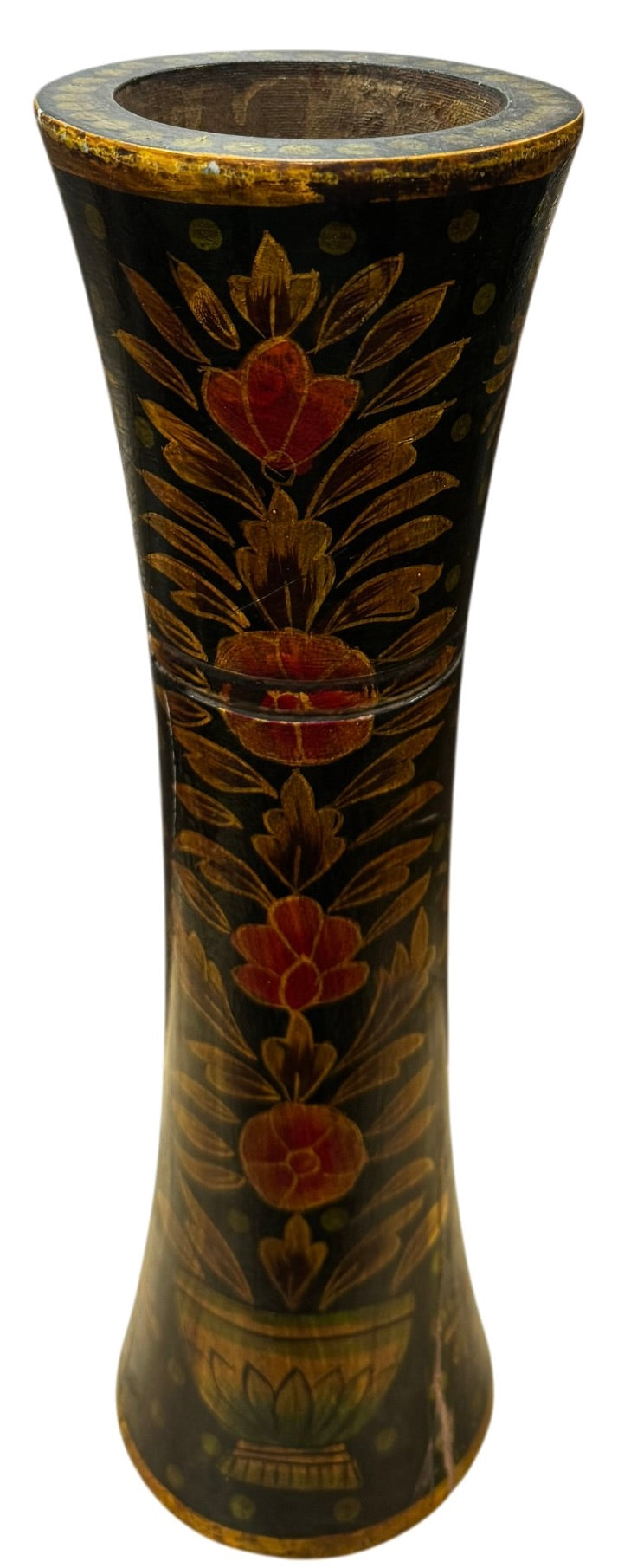 Vintage hand painted vase