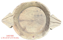 Large vintage teak bowl