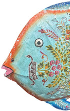 Reclaimed metal fish candle holder