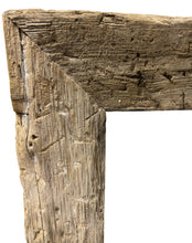 Teak root mirror