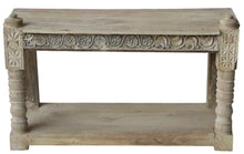 Wooden bench