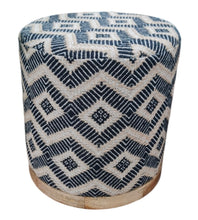 Round Fabric Stool / Ottoman