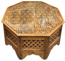 Carved coffee table