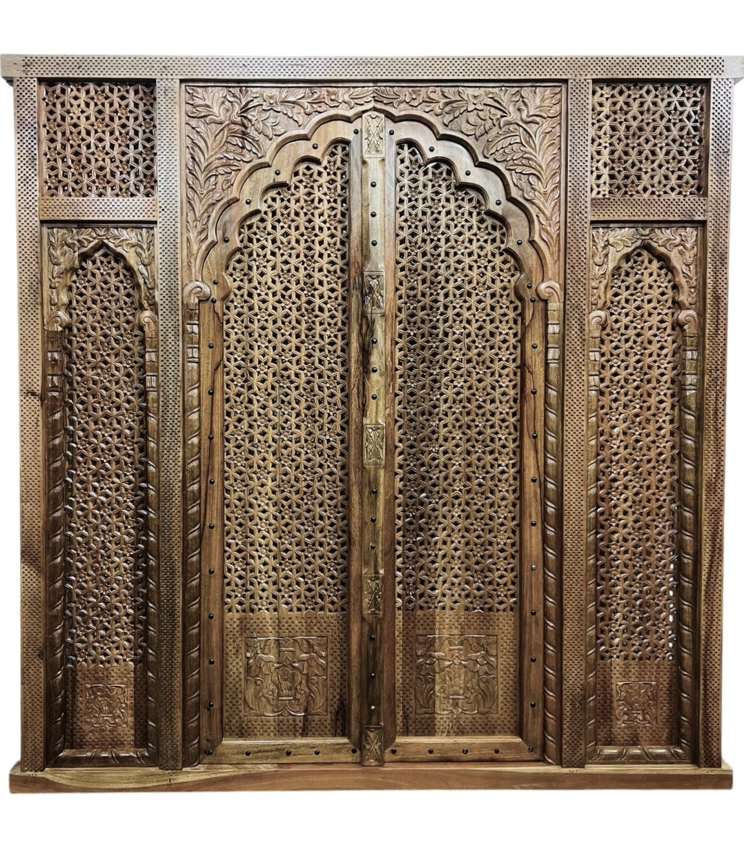 Large reclaimed wood door