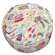 Patchwork ottoman / low foot stool