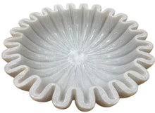 Ruffled marble bowl