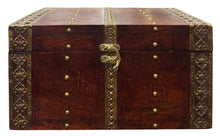 Timber brass box