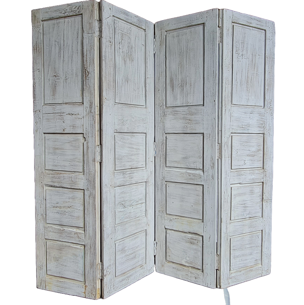 Wooden Old Door Screen / Bed Head 4 panel