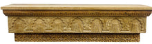 Wooden carved shelve