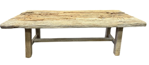 Antique teak wood bench