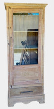 Single door glass cabinet