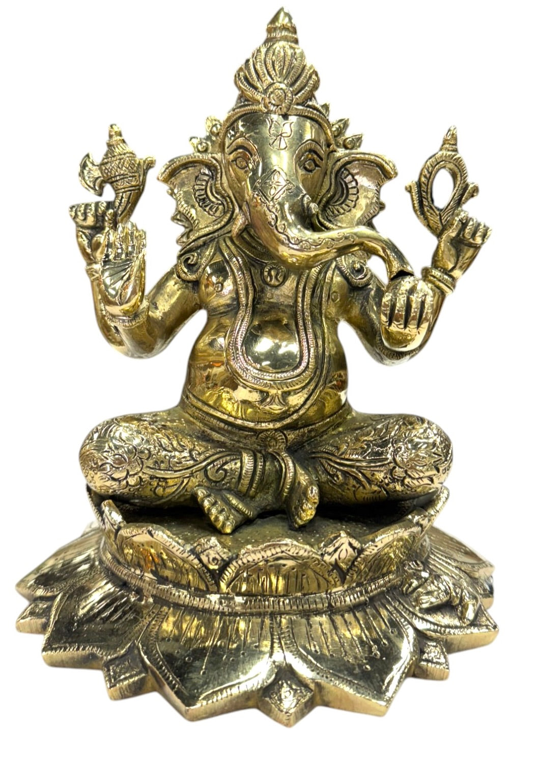 Ganesh brass statue