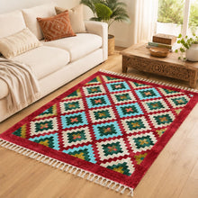 Handmade cotton rug