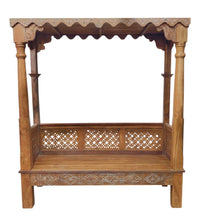 Teak wood canopy daybed